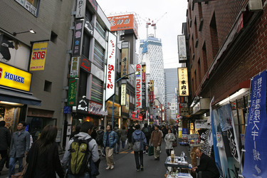 Einkaufsstraße in Shinjuku