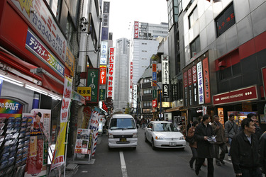Einkaufsstraße in Shinjuku