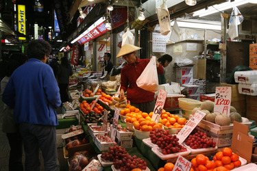 Obst- und Gemüsestand