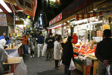 Obst- und Gemüsestand