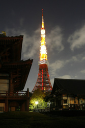 Zojyoji Tempel und Tokyo Tower