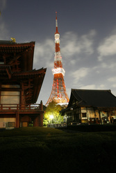 Zojyoji Tempel und Tokyo Tower