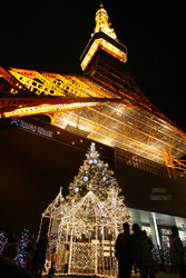 Weihnachtsimpression am Tokyo Tower