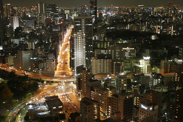 Blick vom Tokyo Tower