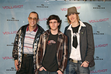 Stephan Remmler mit Sohn Cecil und DSDS-Star Max Buskohl