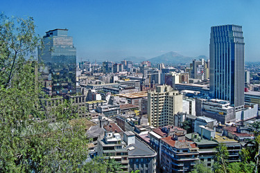 Zentrum von Santiago de Chile