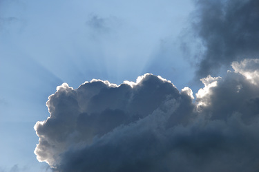 Wolke mit Lichtkranz