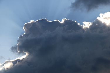 Wolke mit Lichtkranz
