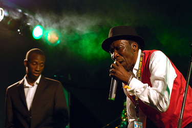 Alton Ellis mit Sohn