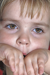 Portrait eines 3-jährigen Mädchens