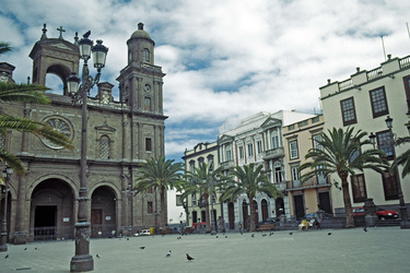 Santa Ana, die grosse Hauptkirche in Las Palmas