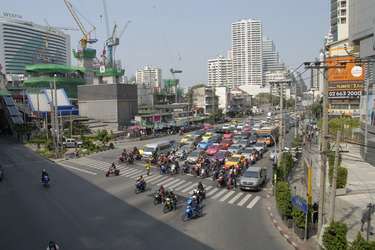 Kreuzung in Bangkok