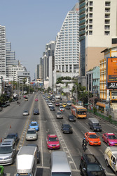 Straße in Bangkok