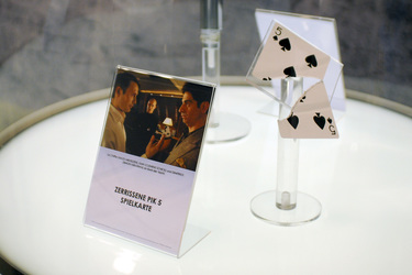 Zerrissene Spielkarte