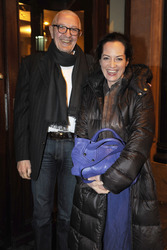 Natalia Wörner mit Begleitung