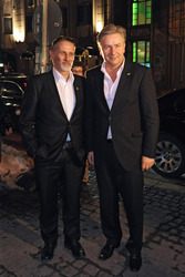 Klaus Wowereit mit Lebensgefährten Jörn Kubicki