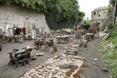 Marktplatz Set in der Süd-Bastion der Burg Querfurt