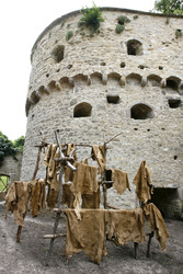 Marktplatz Set in der Süd-Bastion der Burg Querfurt