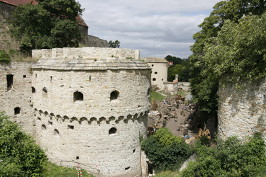 Marktplatz Set in der Süd-Bastion der Burg Querfurt
