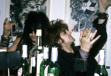 Photoshooting mit The Dogs D'Amour in London
