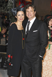 Colin Firth mit Gattin Livia