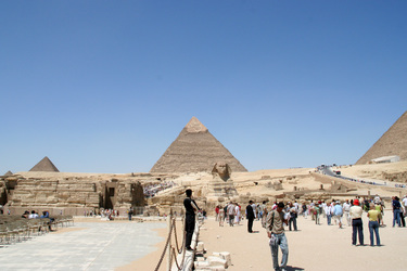 Mykernius-Pyramide, Chephren-Pyramide, Cheops-Pyramide, Sphinx
