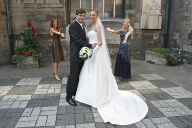 Model Shooting zum Thema Hochzeit