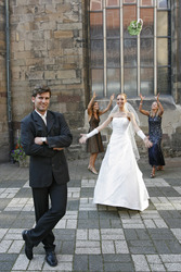 Model Shooting zum Thema Hochzeit