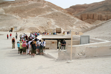 Eingang zum Grab der Tutanchamun