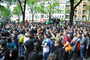 Erster Mai Demonstration