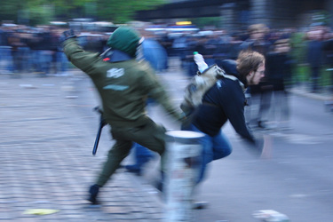 Erster Mai Demonstration