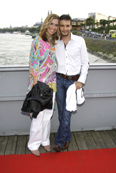 Luca Zamperoni mit Ehefrau