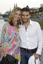 Luca Zamperoni mit Ehefrau