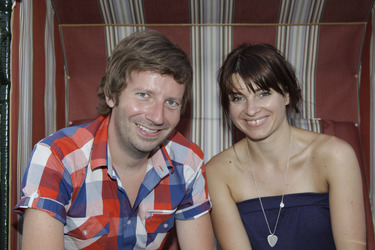 Sabine Heinrich mit Freund Thorsten Schorn
