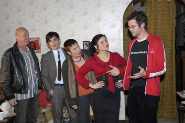 Christof Wackernagel, Hannes Wegener, Sabine Wackernagel, Katharina Wackernagel, Regisseur Jonas Grosch