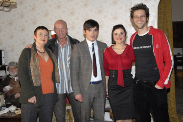 Sabine Wackernagel, Christof Wackernagel, Hannes Wegener, Katharina Wackernagel, Regisseur Jonas Grosch