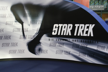 Star Trek Dekoration vor dem CineStar Kino