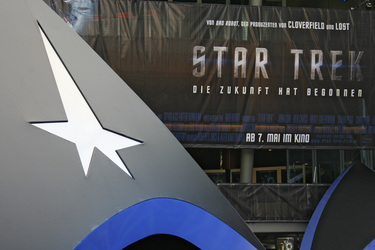 Star Trek Dekoration vor dem CineStar Kino