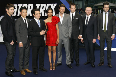 Eric Bana, John Cho, J.J. Abrams, Zoe Saldana, Karl Urban, Chris Pine, Simon Pegg, Zachary Quinto