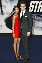 Zoe Saldana, Chris Pine