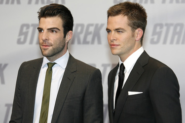 Zachary Quinto, Chris Pine