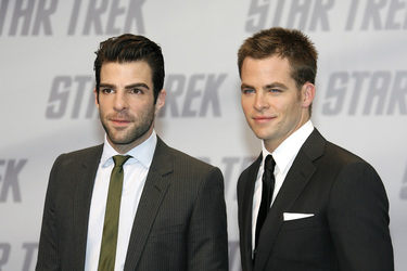 Zachary Quinto, Chris Pine