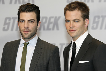 Zachary Quinto, Chris Pine