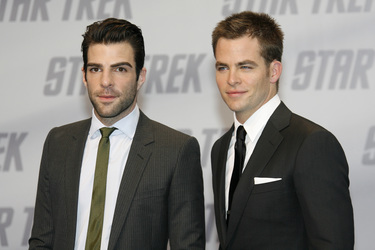 Zachary Quinto, Chris Pine