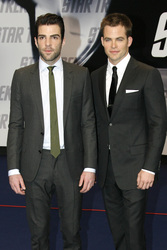 Zachary Quinto, Chris Pine