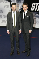 Zachary Quinto, Chris Pine