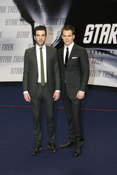 Zachary Quinto, Chris Pine