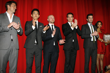 Karl Urban, John Cho, Simon Pegg, Chris Pine, Zachary Quinto, Zoe Saldana