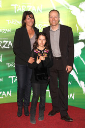 Joja Wendt mit Frau Birthe und Tochter Lisa