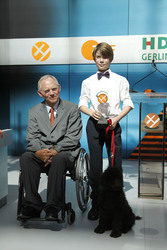 Wolfgang Schäuble mit Preisträger Kaspar Krebbers